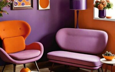 Comment associer le violet et l’orange en décoration intérieure pour créer une ambiance colorée