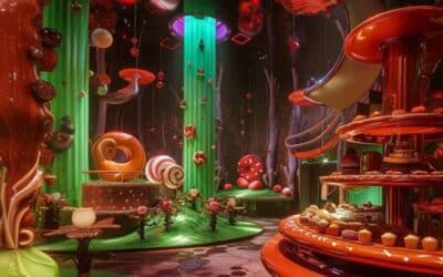 Violet et Charlie et la chocolaterie : une déco pleine de fantaisie