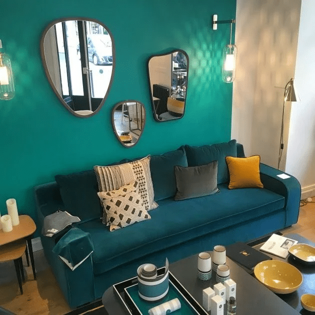 Décoration vert canard