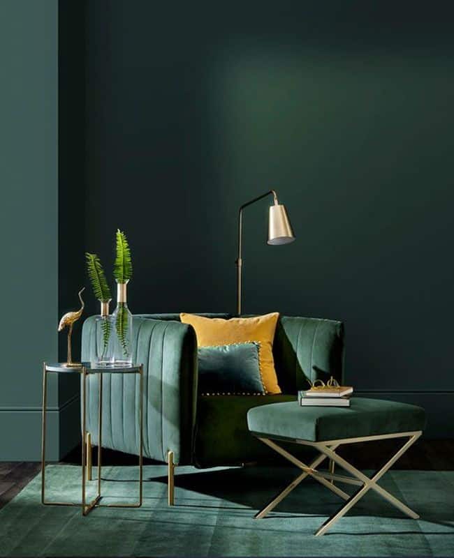 Décoration vert canard
