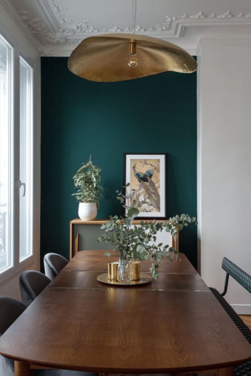Idées déco vert canard