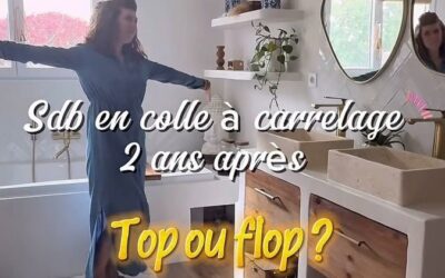 Carrelage salle de bain : installation de béton cellulaire pour une rénovation durable et esthétique