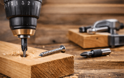 Pré-perçage et couple : les clés pour poser des vis à bois sans fendre le bois