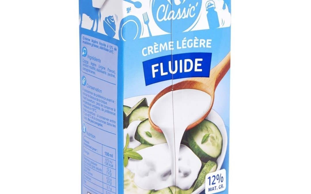 Mesurer la crème de nos sauces : Conversion de 400 ml en g