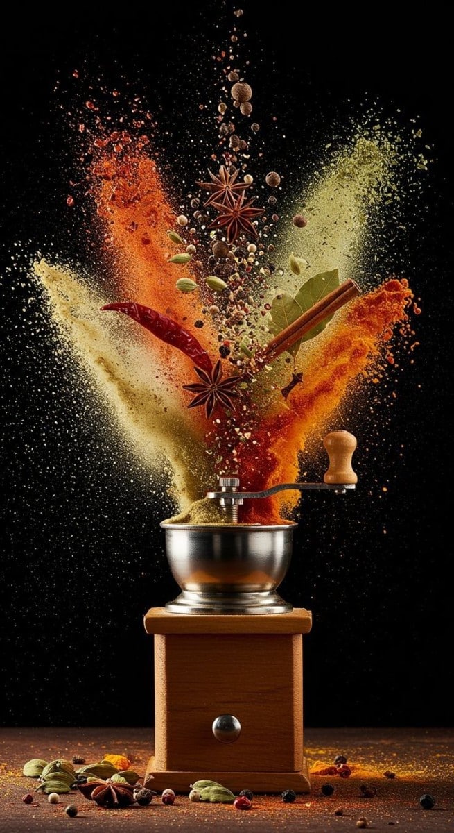 Épices et textures photographie