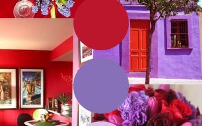 Rouge et violet en déco : marier ces couleurs vibrantes